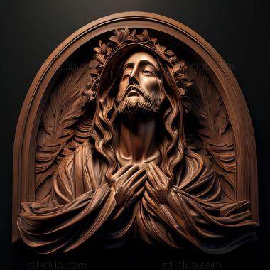 3D model st jesus (STL)